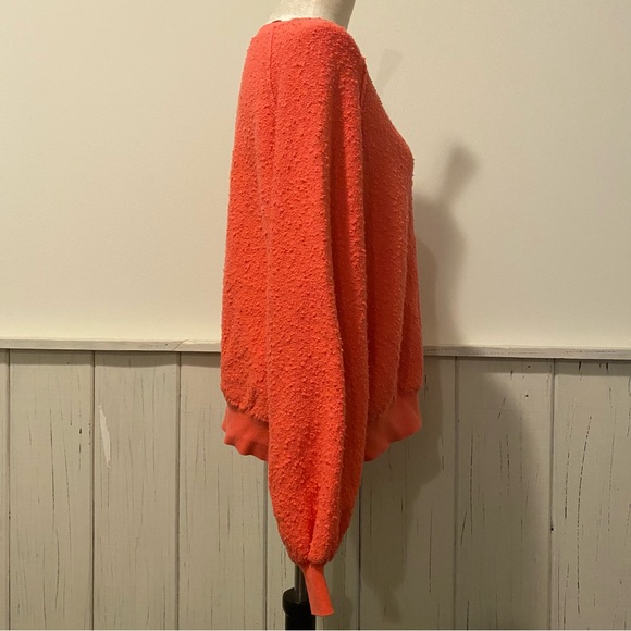 Free People Small Coral Found My Friend Pullover Sweater - Picture 4 of 13
